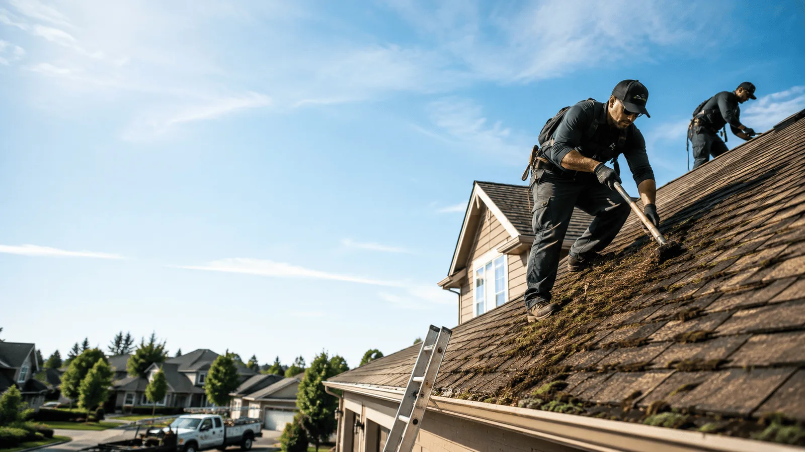 Roof Moss Removal in Brownstown, PA near me